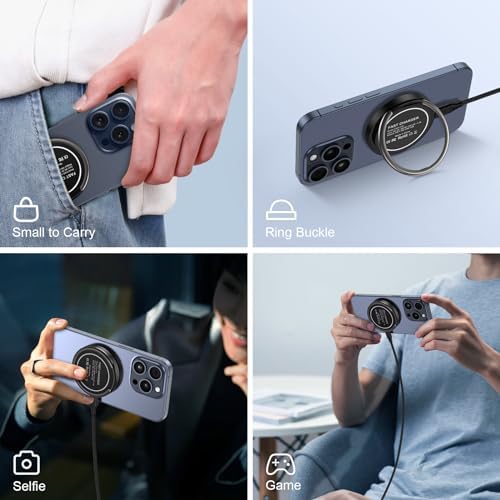 Revolutionary 15 W Magnetic Wireless Charger – Fast Charging with Universal Compatibility & Secure Alignment for Effortless Powering Up