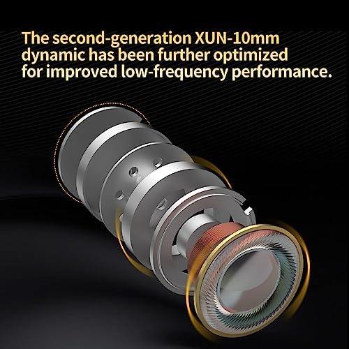 KZ Krila Tunable Hybrid In-Ear Monitors – Premium Heavy Bass Earbuds with Detachable Cable and Foam Eartips for Musicians and Audiophiles – Exceptional Sound Clarity & Customizable Audio Experience