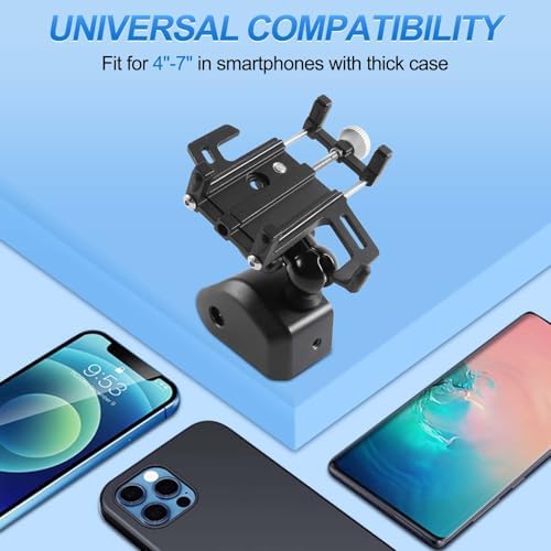 Phone Holder Compatible with Land Rover Defender 90 110 130 2020-2023, 360° Adjustable Dash Left Side Phone Mount Holder for All Smartphones (Style B) – Enhanced Compatibility and Speed