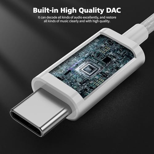 High-Fidelity USB C Noise Isolating Earbuds with Built-In Mic – Optimized Wired Headphones for i Phone 16, Samsung Galaxy S25 Ultra, Google Pixel 8 & More – Lightweight In-Ear Design with Volume Control Perfect for Sports, Work, and Daily Use – Unmatched Audio Quality and Device Compatibility