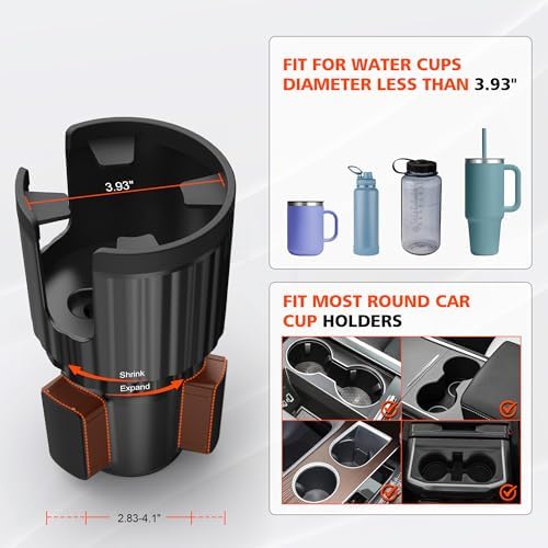 Revolutionary 2-in-1 Car Phone Mount & Cup Holder Set – Effortless 360° Adjustability for 4-7″ Smartphones, Unmatched Stability for Safe Navigation & Beverage Support, Essential Accessory for Modern Drivers