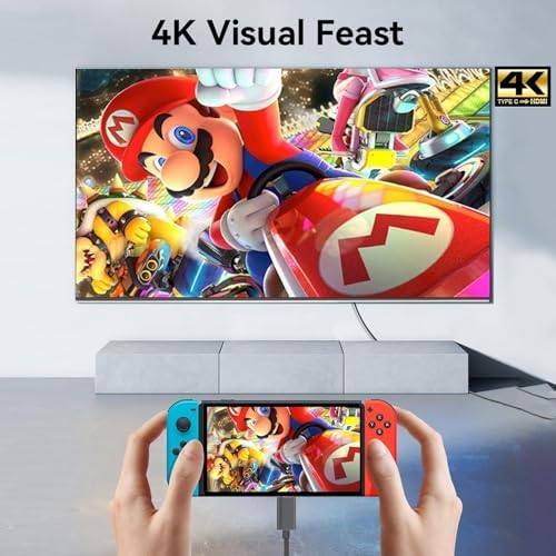 Transform Your Screen Time with Our Versatile USB C to HDMI Adapter – Experience Stunning 4 K Ultra HD Visuals for i Phone, Mac Book, i Pad & Switch, Featuring Multiport Functionality for Seamless Connections to TVs, Monitors, and Projectors, Plus USB 3.0 Speed & 100 W Power Delivery for Effortless Charging – The Ultimate Choice for Professionals and Entertainment Aficionados!