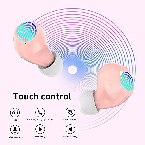Adorable Kids’ Wireless Earbuds with Bluetooth 5.0 – Waterproof Sport Stereo Earphones for Seamless Connectivity and Enhanced Audio Experience – Perfect for Music, Gaming, and Learning on i Phone/Android – Fun, Durable Design with Noise Reduction and Built-in Mic