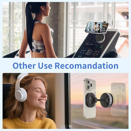 2025 Advanced Vacuum Suction Magnetic Phone Holder – Ultra-Foldable 360° Adjustable Car Mount for Seamless Hands-Free Connectivity in Vehicles, Gyms, and Smooth Surfaces – Universal Compatibility for Optimal Device Stability and Convenience