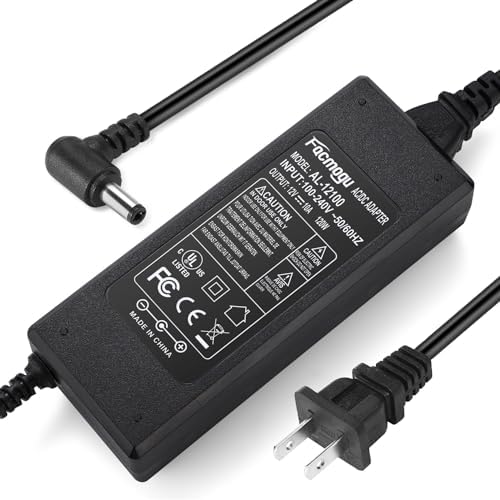 High-Efficiency 12 V 8 A AC to DC Power Adapter – 96 W Switching Supply for LED Strip Lights – 6.7 ft Power Cord – Universal Compatibility with 5.5 mm x 2.5 mm & 2.1 mm Connectors – Robust, Long-Lasting Power Solution for Home and Professional Use – Enhanced Performance & Economical Design