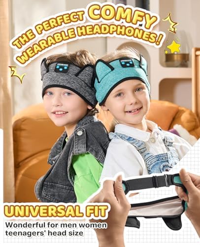 Ultimate Kids Bluetooth Headphones for Safe and Stylish Listening – Versatile Wired Playback Option with Volume Limiting Technology – Durable and Lightweight Design for Travel, School, and Home Use – Adjustable Headband for Customized Comfort – Compatible with Kindle, Tablets, and Cell Phones – Perfect for Boys and Girls