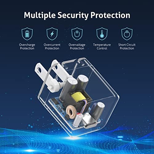 Soo Pii 20 W PD Fast USB C Charger – Compact, Foldable Power Adapter for i Phone 13, 12 Series, Tablets & More – Lightning-Fast Charging with Enhanced Versatility & Travel-Friendly Design