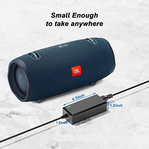 Ultimate JBL Xtreme 2 & Boombox Replacement Charger – 19 V Waterproof Power Cord with 8.8 FT Flexibility for Uninterrupted Music Enjoyment, Ideal for Portable Speaker Enthusiasts