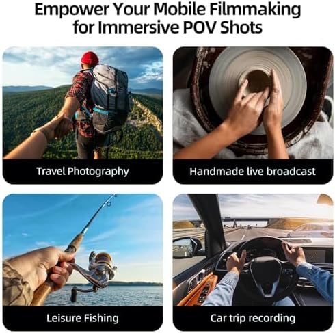 REYGEAK Magnetic Neck Phone Mount – Ultimate Hands-Free Vlogging Solution for i Phone 16/15/14/13/12 & Android Devices | Lightweight Adjustable Chest Stand for Effortless Video Capture | Enhanced Stability with Advanced Magnetic Technology | Perfect for Outdoor Adventures and Creative Content Creation
