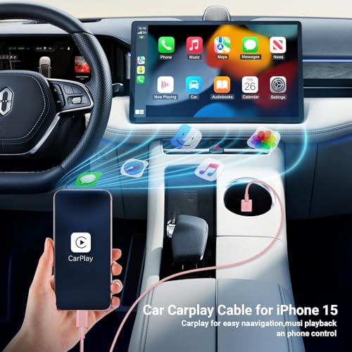 Essri 3-Pack Carplay USB A to C Cable for iPhone 16/15 Pro Max,USB C Car Charger Cable 3FT,Fast Charging Cord Compatible with iPad Pro/Air/Mini, for Apple 16/15 Series,for Samsung,Blue – Enhanced Compatibility and Speed