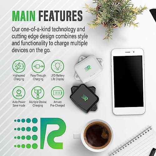 Universal COMET 3200 m Ah Portable Power Bank – Fast Charging 2.1 A, Multi-Device Compatibility for i Phone 16/15/14/13, Type C & Micro-USB – Pre-Charged, Charge 3 Devices Simultaneously, Compact Design for On-the-Go Power Solutions