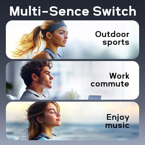 Advanced Bluetooth 5.4 apt X Wireless Earbuds – Ultra-Lightweight Magnetic Neckband Design for Uninterrupted Connectivity, 40-Hour Battery Life, and IPX7 Waterproof Durability – Ideal for Fitness Fanatics and Outdoor Runners Seeking Exceptional Sound Quality and Comfort