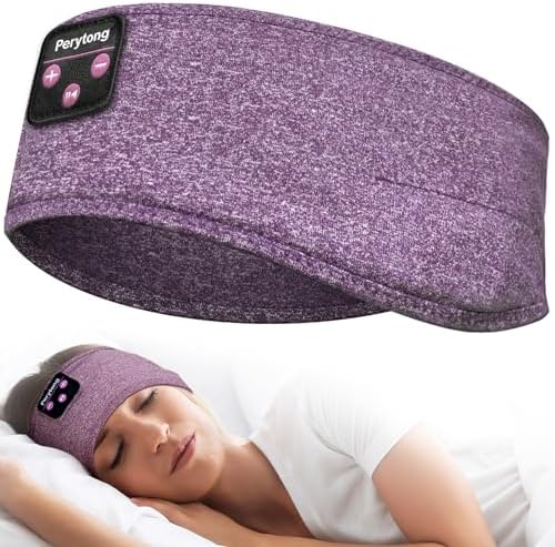 Ergonomic Bluetooth Sleep Headphones: Wireless Sports Headband with Hi-Fi Stereo Sound for Ultimate ASMR Relaxation – Lightweight, Cozy Audio Solution for Men and Women, Perfect for Meditation and Restful Sleep