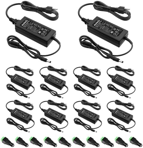 Reliable ALITOVE 24 V 3 A Power Supply Adapter – Efficient 72 W AC to DC Converter for 3 D Printers, LED Lighting, and CCTV Systems – Dual Pack for Versatile Applications and Optimal Performance