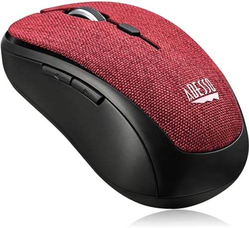 Sleek i Mouse S80 2.4 GHz Mini Optical Mouse – Stylish Fabric Finish with 5 Customizable Buttons for Ultimate Comfort and Performance in Any Workspace