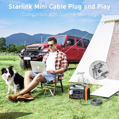 Starlink Mini USB-C to DC Power Cable, Max 100W Input USB Type C to DC Cable, Waterproof, Starlink Mini USB Cable Compatible with 65W+ PD Source 3M/10Ft – Enhanced Compatibility and Speed