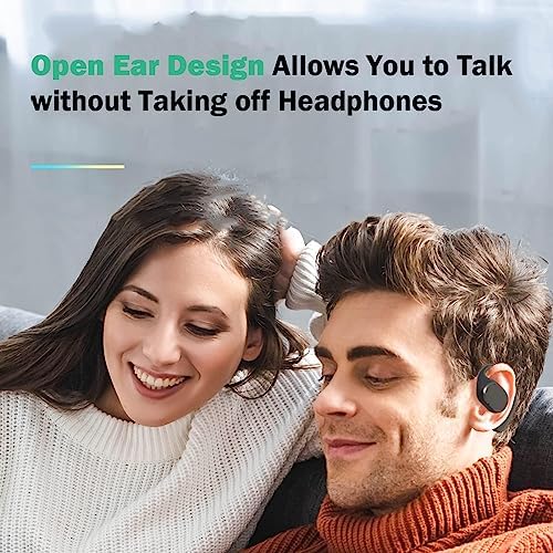 Open-Ear Bluetooth 5.2 Bone Conduction Headphones – Waterproof Wireless Sports Earbuds for Ultimate Comfort and Environmental Awareness During Workouts and Outdoor Adventures