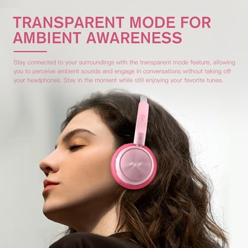 Nostalgic Retro Wireless Bluetooth Headphones – 60-Hour Battery Life, Lightweight Comfort, Built-in Microphone, Dual Device Pairing & Custom Sound App for an Immersive 80 s & 90 s Audio Adventure – Ideal for Active Music Enthusiasts and Daily Listening