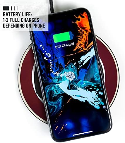 LSU Illuminated Logo Wireless Charger & Portable Power Bank – Dual Charging Pad for Wired and Wireless Devices, Fast Charging Technology, Ideal NCAA Gifts for Graduates and Fans, Ultimate Charging Solution with Enhanced Compatibility