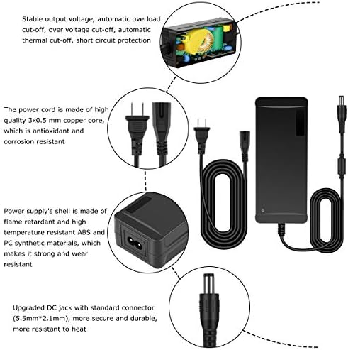 Universal 12 V 5 A Power Supply Adapter for LED Strip Lights, CCTV Cameras & Routers – High-Efficiency AC to DC Transformer with Overload Protection for Reliable Performance and Global Compatibility