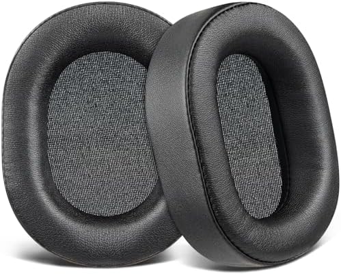 Transform Your Gaming Experience with SOULWIT Premium Replacement Earpads for Corsair HS65/HS55 – Luxurious Protein Leather & High-Density Foam for Maximum Comfort and Superior Noise Isolation – Ideal Fit for HS55 Surround V2 & Wireless Core Headsets in Sleek Grey