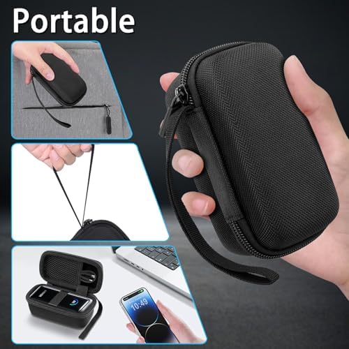 Premium Hard Travel Case for Anker Prime 9600 m Ah Power Bank – Ultimate Protection & Portability for Your Battery Pack – Lightweight, Waterproof Design with Secure Zipper Closure – Enhance Your Charging Experience and Safeguard Against Damage