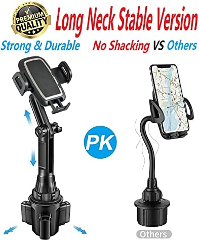 Enhanced Universal Car Cup Holder & Air Vent Phone Mount – Adjustable Long Arm Holder for All Smartphones Including i Phone 13 Pro Max & Samsung S22 Ultra – Ultimate Stability and Convenience for Safe Driving Navigation