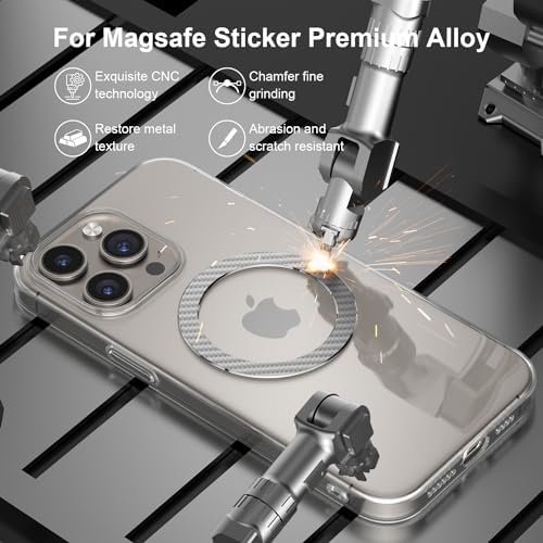 Mag Safe Magnetic Ring Stickers – Dual Pack for Superior Wireless Charging and Secure Mounting – Sleek Blue Titanium Design – Universal Compatibility for All Mag Safe Devices – Effortless Grip and Enhanced Mobile Efficiency – Elevate Your Smartphone Experience Now!