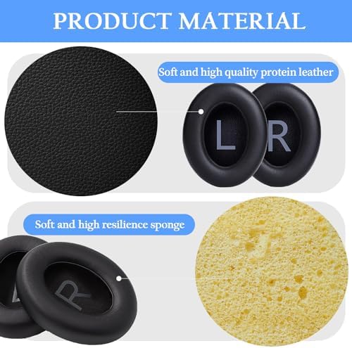Adhiper Leopard Print Ear Pads for Bose 700/NC700 Wireless Headphones – Luxury Protein Leather Cushions with Memory Foam for Superior Comfort and Premium Audio Quality Upgrade