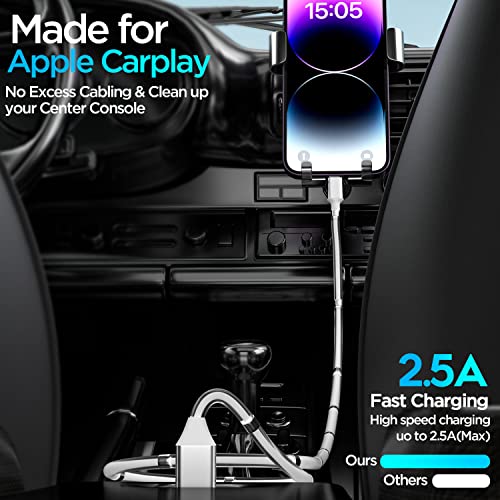 Revolutionary Magnetic Charging Cable 3 FT – Ultra-Fast MFi Certified Lightning Connection for i Phone & i Pad – Durable Nano Data Sync 2-Pack – Effortless Alignment for Seamless Charging at Home or On-the-Go – Compatible with All i Phone Models from 5 to 14 Pro Max – Protects Charging Ports from Wear and Tear