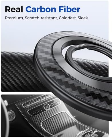 Syncwire Magnetic Phone Ring Holder – Titanium Alloy Kickstand for i Phone 12-16 Pro Max & Compatible Android Devices – Ergonomic Design, Enhanced Mag Safe Stability, Lightweight Grip for Ultimate Hands-Free Convenience