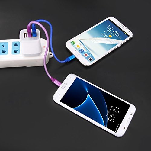 Rapid Charge Cube: High-Performance USB Wall Adapter (3.1 A) for i Phone & Samsung Devices – Compact Multi-Port Charger with Enhanced Safety Features for On-the-Go Convenience and Universal Compatibility