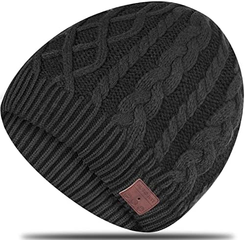 Stay Warm and Tune In: Bluetooth V5.0 Music Beanie for Hands-Free Winter Adventures, Cozy Comfort, and Stylish Outdoor Listening – Perfect Unisex Cap for Active Lifestyles