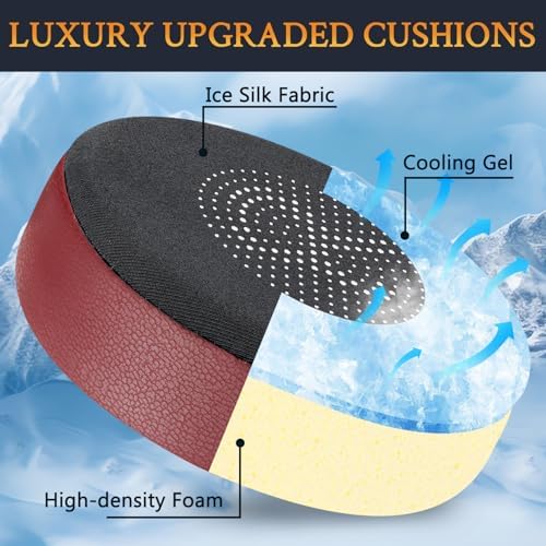 Revolutionary SOULWIT Cooling Gel Earpads for Jabra Evolve2 65 & 40 – Experience Ultimate Comfort with Breathable Ice Silk Fabric – Superior Replacement Ear Cushions for On-Ear Wireless Headsets – Perfect for Long Hours of Use in Sleek Black – Elevate Your Listening Experience with Enhanced Performance and Style