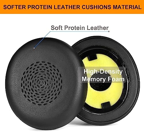 Premium Defean Memory Foam Ear Pads for Jabra Evolve2 75 – Ultimate Replacement Cushions for Superior Comfort and Acoustic Performance – Compatible with Evolve2 75 PC Wireless Headset – Durable Protein Leather Construction for Extended Lifespan and Enhanced Sound Isolation