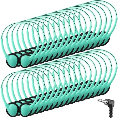 Transform Your Classroom Audio with Konohan 30 Pack Kids Headphones – Adjustable Wired Headset for Enhanced Learning, Lightweight Comfort, and Durable Design for All Ages – Perfect for Educational Use with 3.5 mm Jack Compatibility