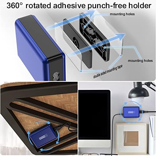 100 W USB-C 5-Port Charging Hub: Premium Fast Charger for i Phone, i Pad, Mac Book & Samsung – Compact Travel Power Station with Flat Plug Design for Space-Saving Efficiency and Universal Device Compatibility