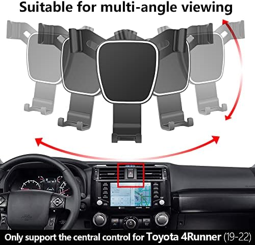 Toyota 4 Runner Phone Mount 2010-2024 | Premium Auto Navigation Bracket for Hands-Free Driving | Easy-Install Mobile Holder with Adjustable Viewing Angles | Sleek Interior Enhancement Accessory | Secure Cell Phone Cradle for Safe Navigation and Connectivity