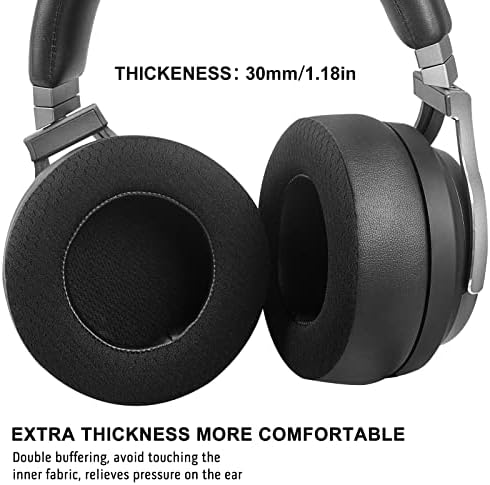 Gvoears Premium Replacement Ear Pads for Corsair Virtuoso RGB Wireless SE XT Headset – Ultimate Comfort with Enhanced Thickness, Breathable Mesh Fabric, and Luxurious Protein Leather for Superior Noise Isolation and Extended Gaming Sessions