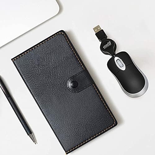 Compact Blue USB Optical Mouse Duo with Retractable Cable – Perfect Travel Accessory for Windows & Mac Users, High Precision & Ergonomic Comfort, Tangle-Free Design for On-the-Go Computing