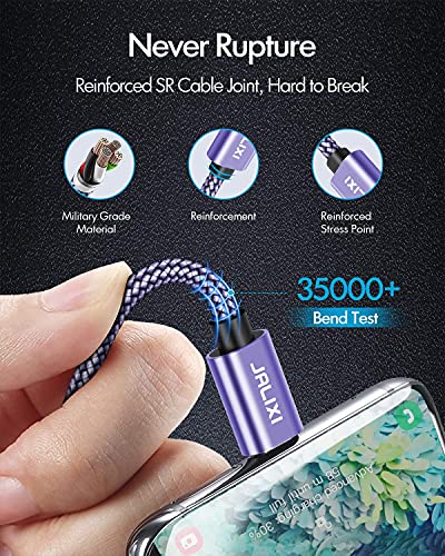 JALIXI 20 ft USB C Cable for Fast Charging – Ultra-Durable Type C Charger Cord Compatible with i Phone 15/16, Galaxy, PS5, Xbox Series X/S, Nintendo Switch & More – Unmatched Length & Enhanced Speed for Gaming and Streaming Power