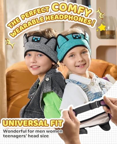Ultimate Kids Bluetooth Headphones for Safe and Stylish Listening – Versatile Wired Playback Option with Volume Limiting Technology – Durable and Lightweight Design for Travel, School, and Home Use – Adjustable Headband for Customized Comfort – Compatible with Kindle, Tablets, and Cell Phones – Perfect for Boys and Girls