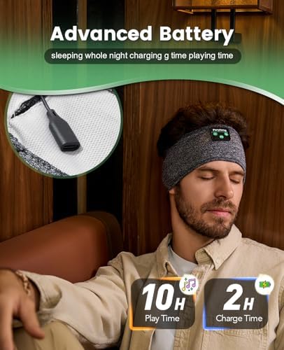 Perytong Wireless Bluetooth Sports Headband Headphones – Ultimate Comfort & Crystal-Clear Sound for Sleep, Yoga & Jogging – Perfect for Insomnia Relief, Meditation, and Easy Device Pairing