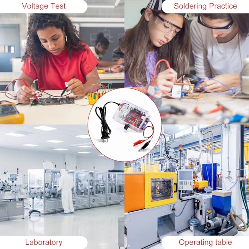 PEMENOL LM317 Adjustable Voltage Regulator DIY Kit – Custom AC-DC Converter with LED Display for Precision Voltage Control (1.25 V to 12 V) – Perfect for Electronics Projects and Warm Air Blower Solutions