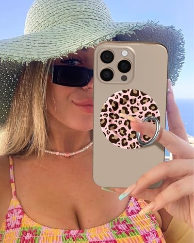 Magnetic Phone Grip Holder for i Phone – Adjustable Mag Safe-Compatible Finger Ring Stand with Fun Designs for Secure Selfies and Video Calls – Lightweight, Durable, and Removable Accessory to Elevate Your Smartphone Experience