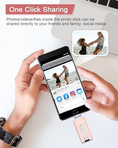 256 GB High-Speed USB Flash Drive for Phones & Tablets – Ultimate Photo & Video Storage Solution with Enhanced Compatibility & Plug-and-Play Convenience (Sleek Black Design)