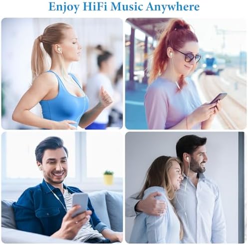 APETOO Mint Green USB Type C Earphones – Premium Hi-Fi Stereo Wired Earbuds for i Phone 16/15 Pro Max, i Pad A16, Samsung Galaxy S24/S23/S22/S21 FE, Google Pixel, One Plus – Built-in Microphone & Volume Control for Ultimate Audio Experience