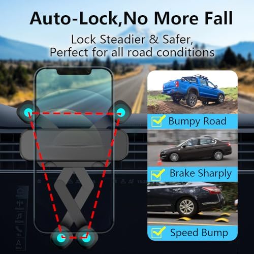 Custom-Fit Car Phone Holder Mount for Lexus ES 350, 300 h & 250 (2019-2021) – Premium Smartphone Bracket for Enhanced Driving Safety and Style, Easy Installation & Universal Compatibility