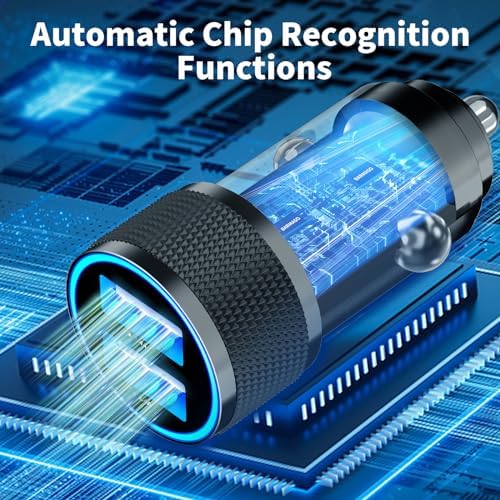 BARMASO 72 W Dual PD Power USB-C Car Charger 2-Pack – MFi Certified Fast Charging Solution for i Phone 16/16 Pro/16 Pro Max & Galaxy S24/S23 – Ultimate Compatibility & Safety Features for On-the-Go Power