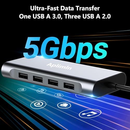 Transform Your Tech Setup with the Premium 11-in-1 USB C Hub Adapter: 4 K HDMI & VGA Outputs, PD 100 W Fast Charging, Dual USB 3.0/2.0 Ports, Ethernet for Reliable Internet, SD/TF Card Reader & Headphone Jack – Perfect for i Phone 16/15, Mac Book Pro/Air & Type C Laptops for Unmatched Efficiency & Connectivity